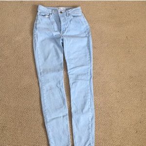 American Apparel blue jeans size 27